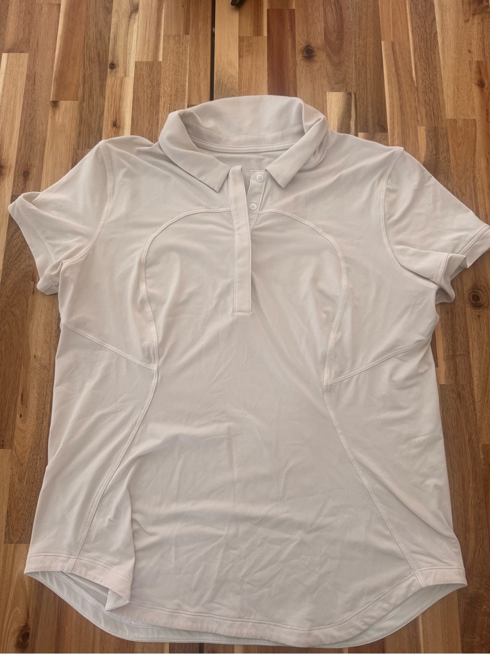 Lululemon Quick-Dry Short-Sleeve Polo Shirt - White